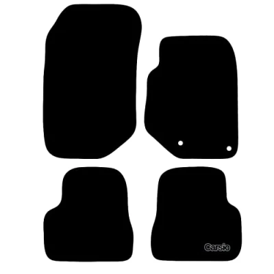Image of Carsio Carpet Car Mats For Citroen C4 2020+ Onwards Tailored Fit Floor Mat Set Complete Accessory Black Custom Fitted All Weather, Anti Slip Backing &amp; Trim