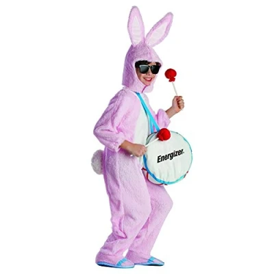 Image of Dress Up America Kids Energizer Bunny Plush Mascot Costume Beautiful Set for Role Play
