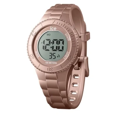 Image of ICE Watch Digit Nude Metallic Pink Girl&#039;s with Plastic Strap 021621 (Small)
