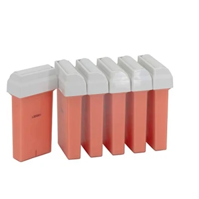 Image of Set of 6 Wax Roll on Veet EasyWax Compatible Hair Removal 50 ml Waxing Roller Cartridges