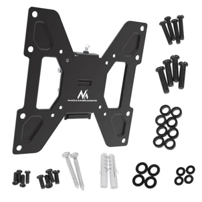 Image of Maclean MC 597 LCD LED Plasma TV Swivel Bracket for Monitor 17&quot; 37&quot; VESA 75 100 200 Handle Holder Grip Mount mounting