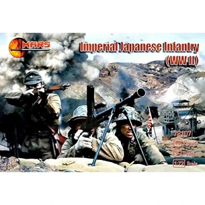 Image of Mars Figures 72107 1/72 Imperial Japanese Infantry (WWII), Scale Model kit