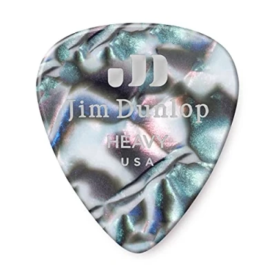 Image of Jim Dunlop 483P14HV Guitar Pick Player Pack Abalone (Pack of 12)