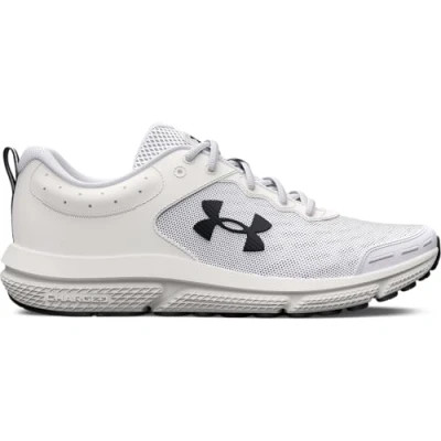 Image of Under Armour Men&#039;s UA Charged Assert 10 Running Shoe, White, 13 UK