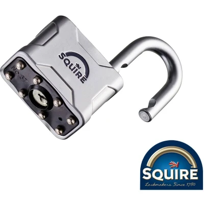 Image of Henry Squire Diecast Body Padlock with Boron Shackle, 48 mm (Length), Blue