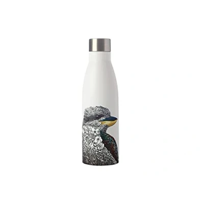 Image of Maxwell &amp; Williams Insulated Water Bottle with Laughing Kookaburra Design, White, 500 ml