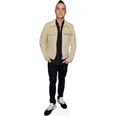 Image of Robbie Williams (Cream Coat) Life Size Cutout