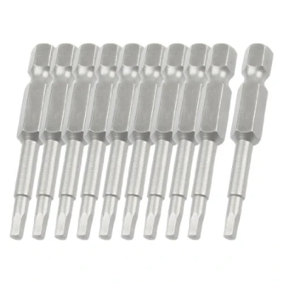Image of sourcing map 1/4&quot; Quick Change Shank 2.5mm Magnetic Hex Screwdriver Bits 50mm Length 10pcs