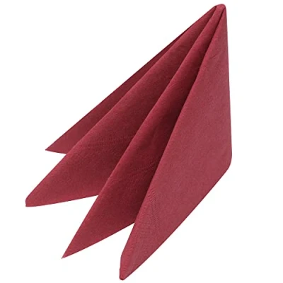 Image of Maxima VSMAX33/2R Napkins 2 Ply 330 x mm Red, Pack of 100