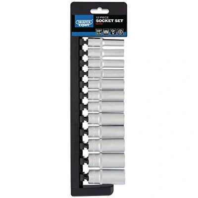 Image of Draper Metric Deep Socket Set, 3/8&quot; Sq. Dr. (12 Piece)