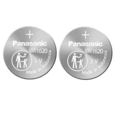 Image of 2 x Panasonic CR1620 1620 3V Lithium Batteries