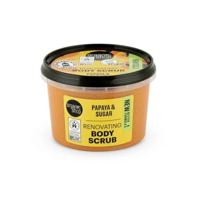 Image of Organic Shop Renovating Body Scrub Papaya, 250 ml