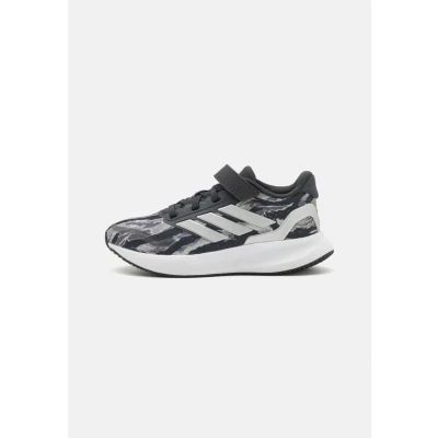 Image of adidas Performance Runfalcon 5 Unisex Road running shoes for kids, Size: 10K, Silver pebble/silver metallic/carbon Textile/synthetics