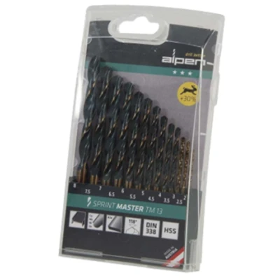 Image of Alpen 811102100 Drill Bit Case &quot;Sprint Master&quot; TM, 0 V, Grey, 2 8 x 0.5 mm