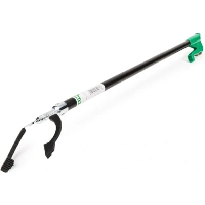 Image of UNGER NN140 NiftyNabber PRO Litter Picker Trash Rubbish Grabber HEAVY DUTY 140cm Multi Purpose Reacher Stick Steel Claw with Rubber Grip