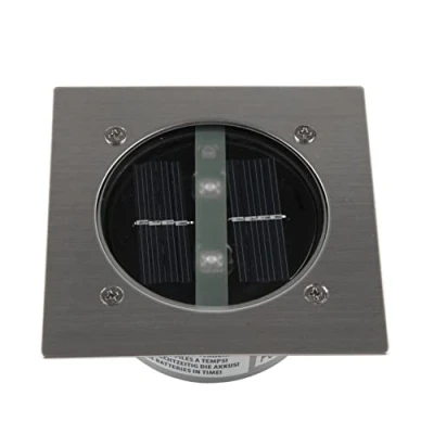 Image of Smartwares Solar Ground Spotlight, Day to Night Sensor, 1250 kg Load Capacity, IP67, Stainless Steel &amp; Black, 5000.198