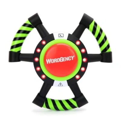 Image of Learning Resources Wordgency, Educational Games for 7 Year Olds, Fast Paced Word Call out Game 1 to 4 Players, 200 Categories with 2 Modes, Handheld Electronic Kids