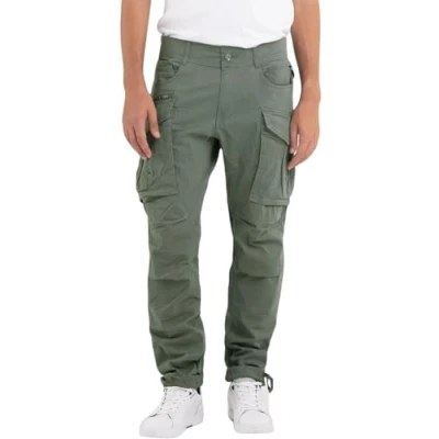 Image of Replay JOE Cargo trousers, Men&#039;s, Size: 30x34, Aviator green