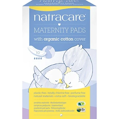 Image of Natracare New Mother Maternity Pads with Organic Cotton, 10 x 2 Pack (20 Total)