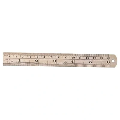 Image of Draper Steel Rule, 150mm/6&quot;