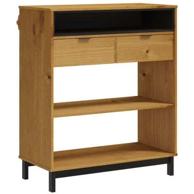 Image of vidaXL Bar Table FLAM 92x45x110 cm Solid Wood Pine