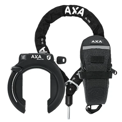 Image of AXA 2231014500 Block Frame Lock, Black, 100 cm
