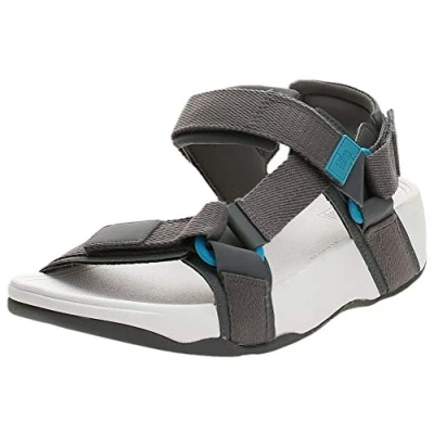 Image of Fitflop Ryker Webbing Sandal Mens Grey