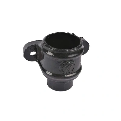 Image of Saint Gobain Classical Plus Cast Iron Downpipe Loose Socket with Ears 100mm Black Pam Building Products