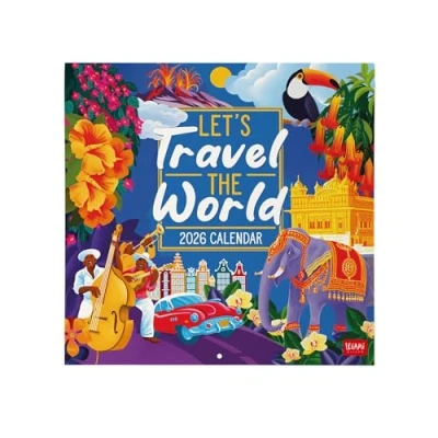 Image of Lets Travel The World Calendar 2026