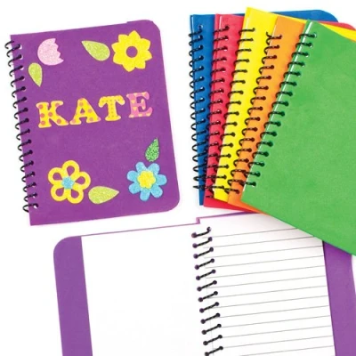 Image of Baker Ross EC164 Foam Notebooks, Assorted