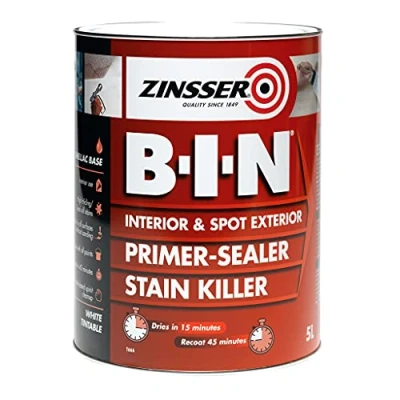Image of Zinsser BIN Primer Sealer &amp; Stain Killer 5 Litre
