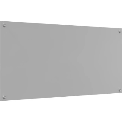 Image of vidaXL Kitchen Backsplash Light Grey 120x60x0.6 cm Tempered Glass