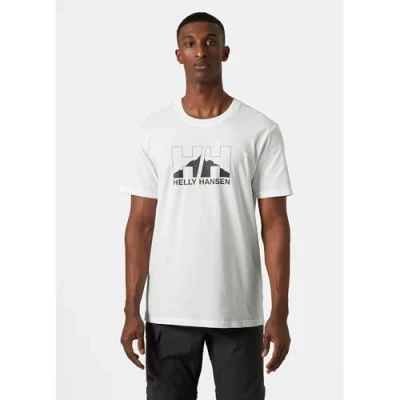 Image of Helly Hansen Mens Nord Graphic T Shirt White, S