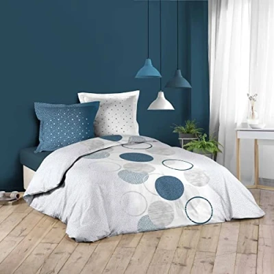 Image of Douceur d&#039;Intérieur Set, Cotton, Milky Way, 240 x 220 cm