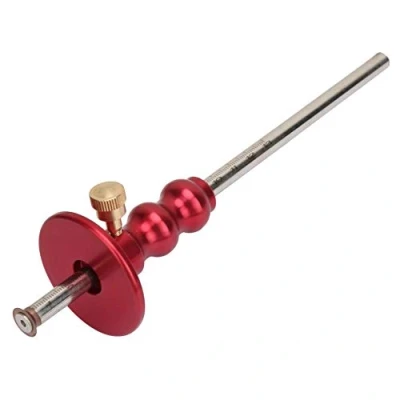 Image of Wood Marking Gauge Scribe Mortise Tool, Woodworking Wheel (Red)