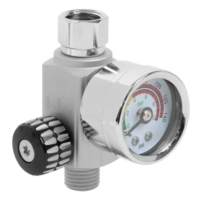 Image of Sealey On Gun Air Pressure Regulator/Gauge
