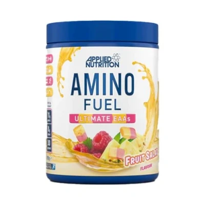 Image of Applied Nutrition Amino Fuel Essential Acid (EAA) Powder Supplement Maximize Muscle Growth, Fruit Salad, Blue, 390 g