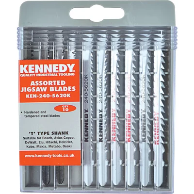 Image of Kennedy Assorted Set of Jigsaw Blades, Pack 10