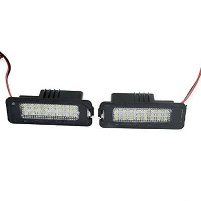 Image of Car Number Plate Lights No Error LED License Light for Volkswagen VW Golf GTI MK5 MK6 R32 Rabbit CC EOS Polo Scirocco