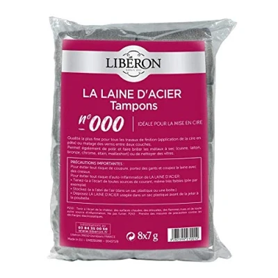 Image of LIBERON Steel Wool No. 000 Wax Stamp Pack of 8