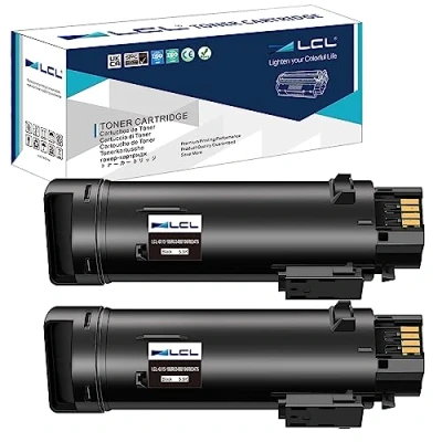 Image of LCL Compatible Toner Cartridge 6510 6510DN 6510N WorkCentre 6515 6515DN Replacement for Xerox 6515DNI 6515DNW 6515N 6515NW 106R03480 106R03476 5500Pages (2 Black)