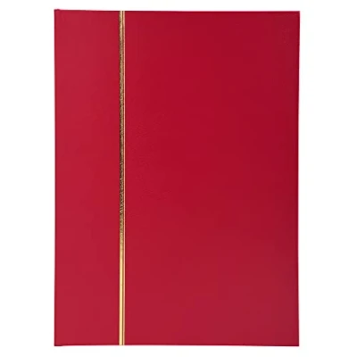 Image of Exacompta Large Classic Stamp Album, 16 Pages Red, 22.5 x 30.5 cm