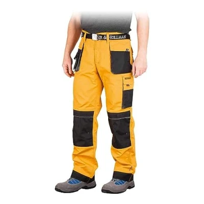 Image of Leber&amp;Hollman LH FMN T_YBS52 Formen Protective Trousers, Yellow Black Grey, 52 Size
