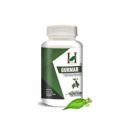 Image of H&amp;C Gurmar Capsules (Gymnema Sylvestre) 900mg per Serving, 120 Vegan for Healthy Blood Sugar Levels Metabolic Wellness