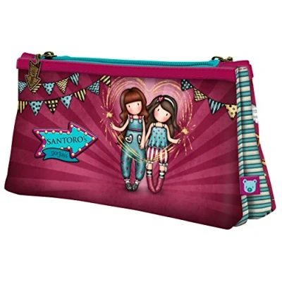 Image of Santoro Gorjuss Double Pencil Case Fireworks