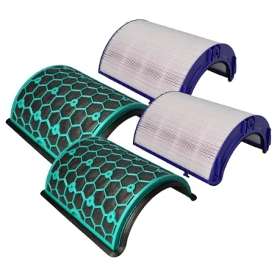 Image of vhbw 2 Part Filter Set Compatible with Dyson Cool TP07, TP08, TP7A air Purifier HEPA Filter, Activated Carbon