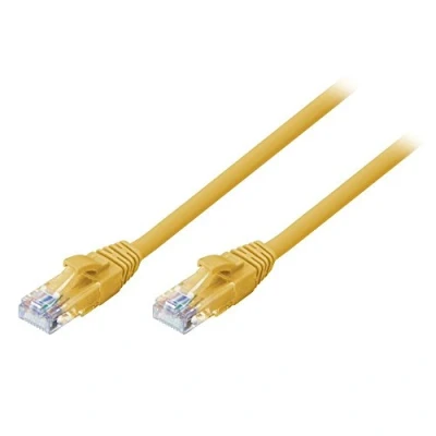 Image of LINDY 5m Cat.6 U/UTP Network Cable, Yellow