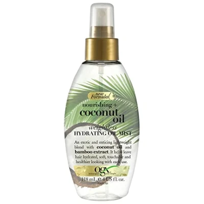 Image of OGX Nourishing + Coconut Oil Weightless Hydration Mist, 118 ml