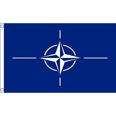 Image of N.A.T.O Flag 5ft x 3ft,Large