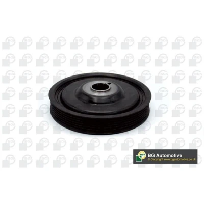 Image of 1230300Q0C Crankshaft Pulley BGA DP7302 7 RENAULT: CLIO 2, 3, LAGUNA 3 Grandtour, NISSAN: Qashqai / Qashqai+2 I, Juke, Note II Hatchback